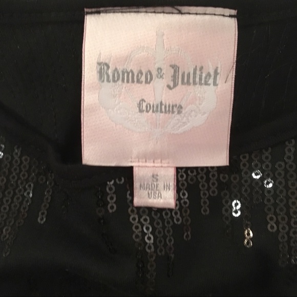 Romeo & Juliet Couture sequin Top - Picture 7 of 7